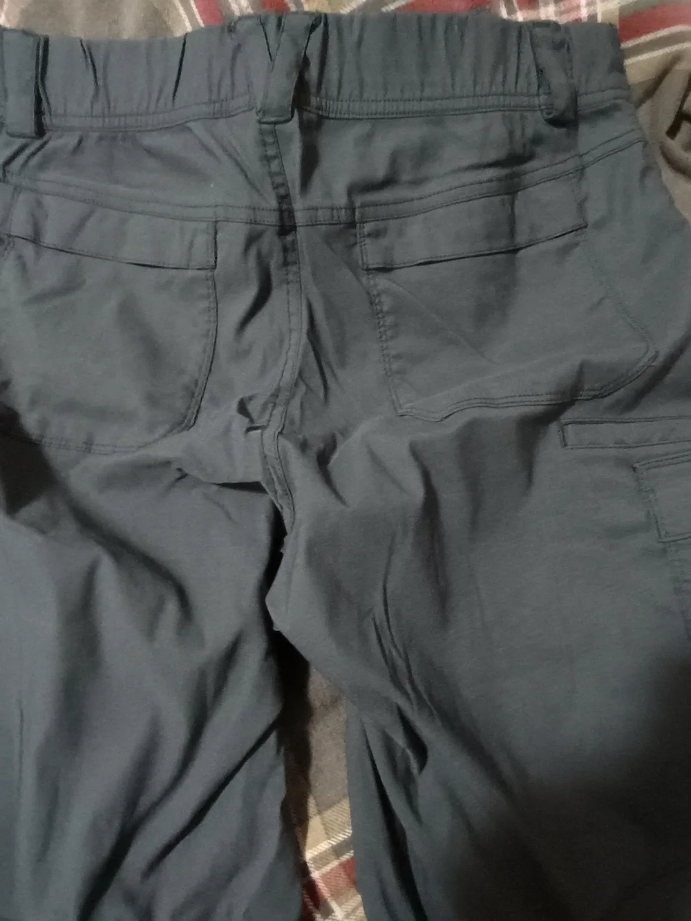 Women's Dark Gray Tactical Cargo Shorts - Picture 1 of 3